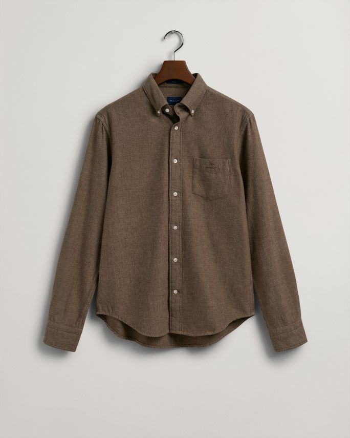 Gant Herringbone Skjorte – Fantastisk Udsalg til Mænd!