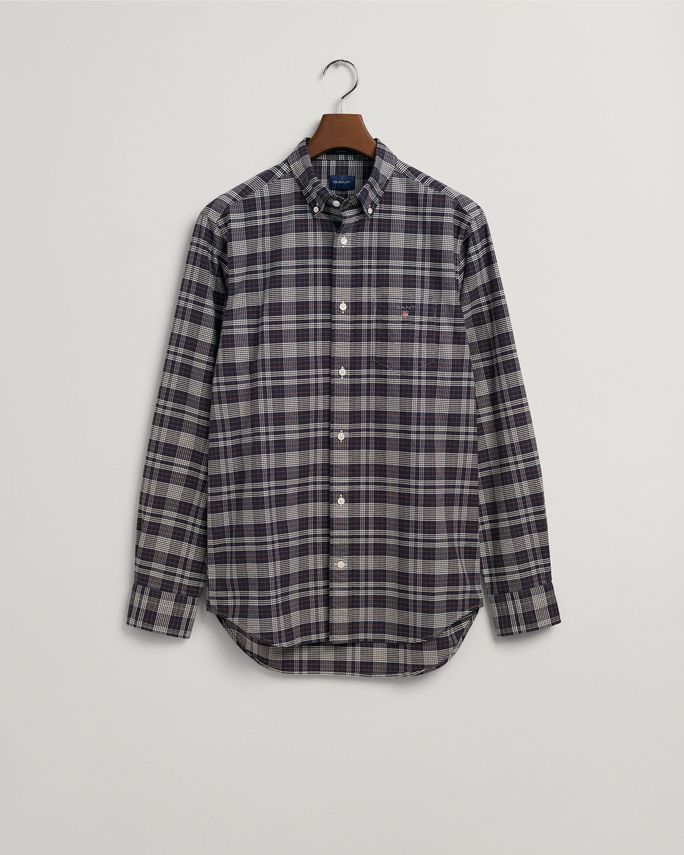 D1. Reg Oxford Check Shirt fra Gant
