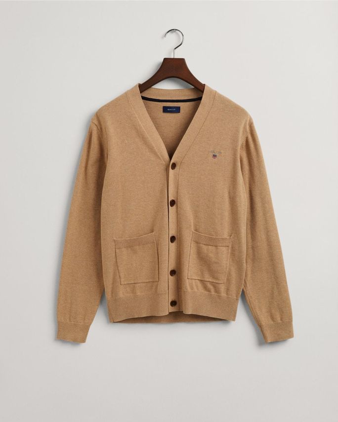 Classic Cotton V Cardigan fra Gant