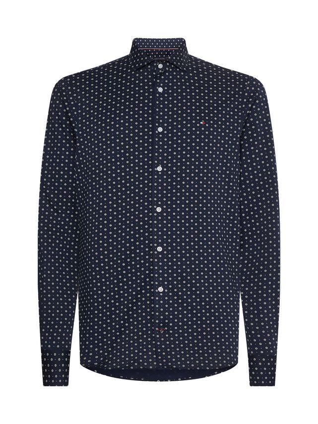 Tommy Hilfiger Langærmet Skjorte med Foulard-mønster