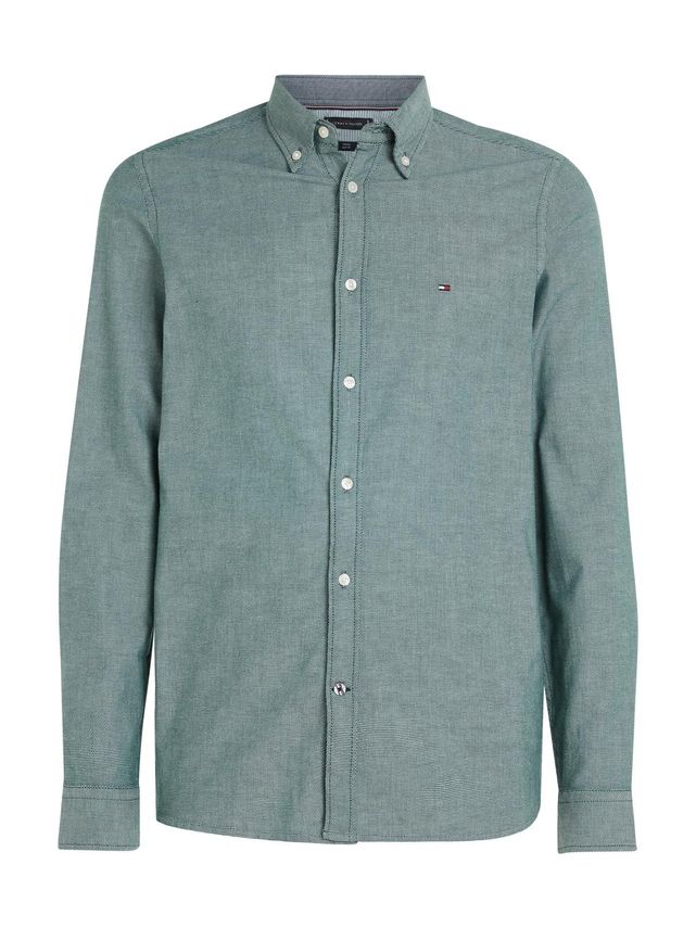 Flex Natural Soft Dobby Sf Shirt fra Tommy Hilfiger