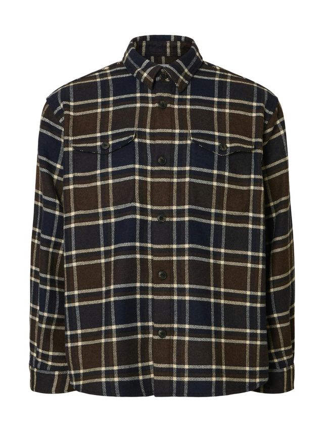 Slhloosemason Pablo Ls Overshirt W fra Selected