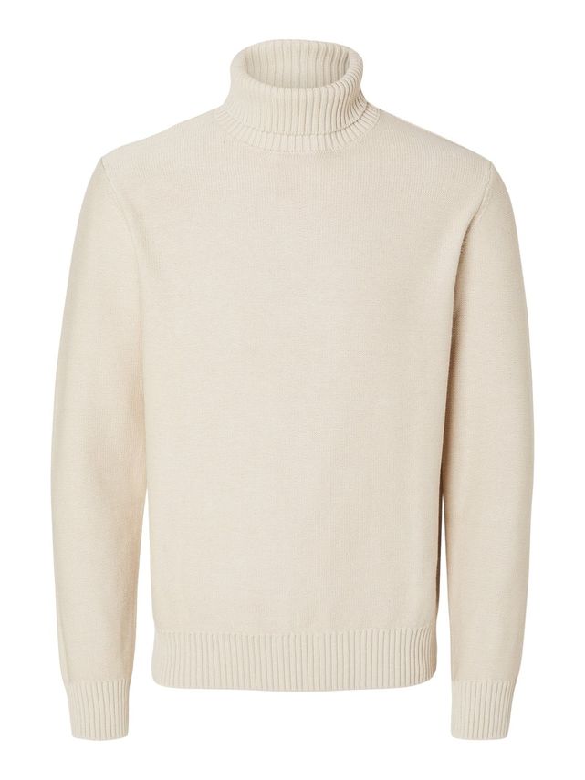Slhaxel Ls Knit Roll Neck W fra Selected