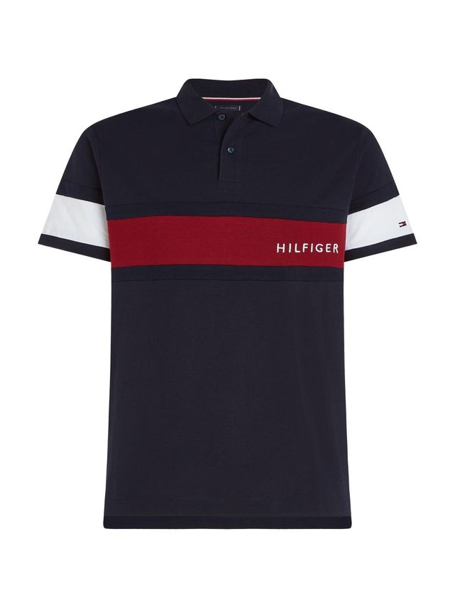 Colourblock Placement Reg Polo fra Tommy Hilfiger