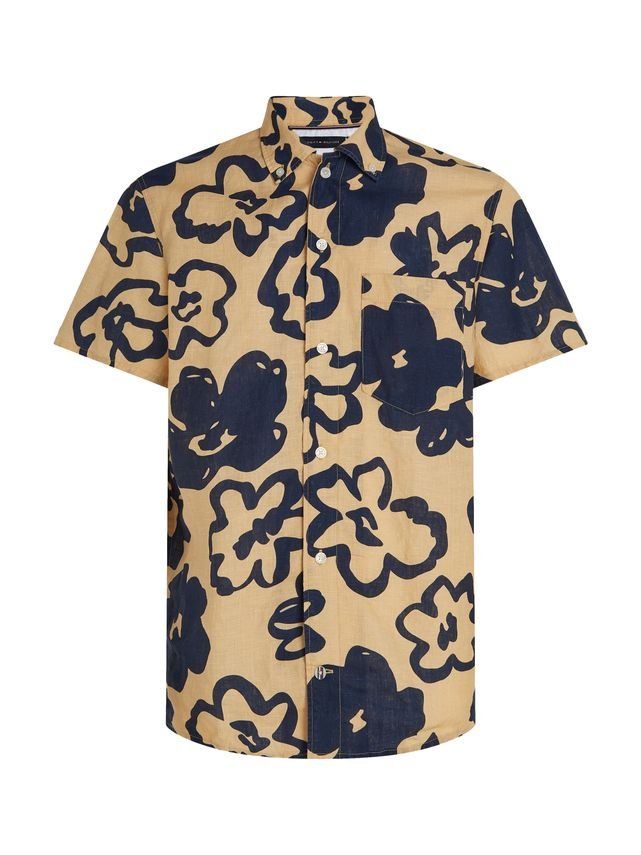 Tommy Hilfiger Blomsterprint Kortærmet Skjorte til Mænd
