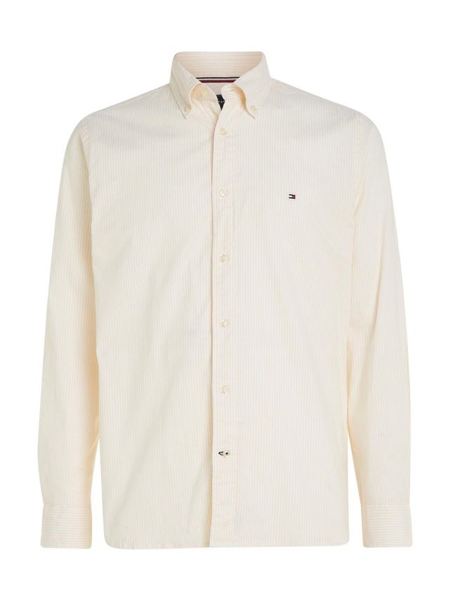 Tommy Hilfiger 1985 Flex Oxford Stribet Skjorte til Mænd