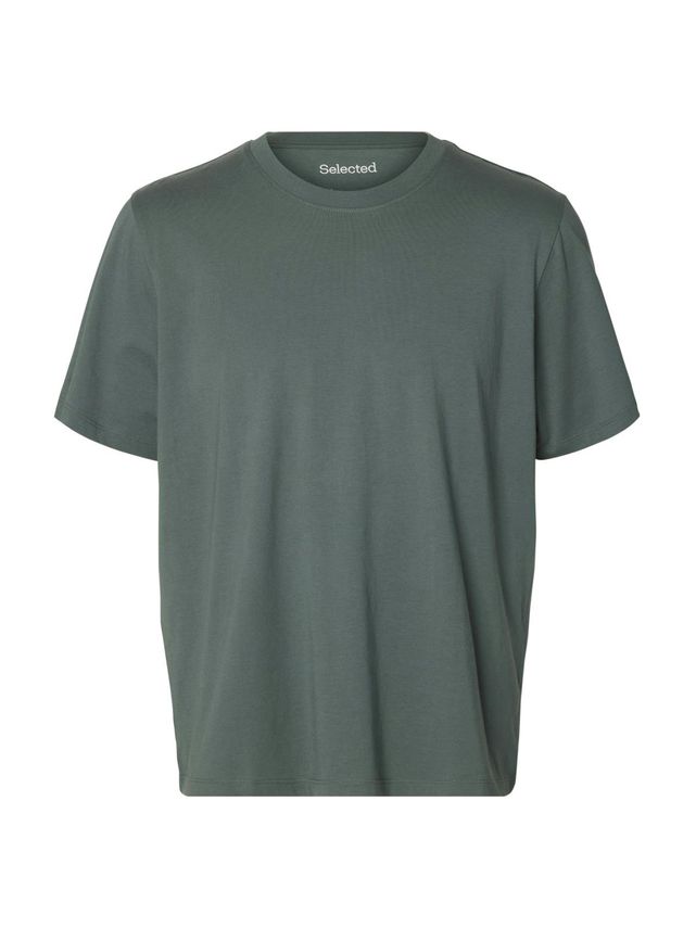 Slhaspen Ss O Neck Tee W Noos fra Selected