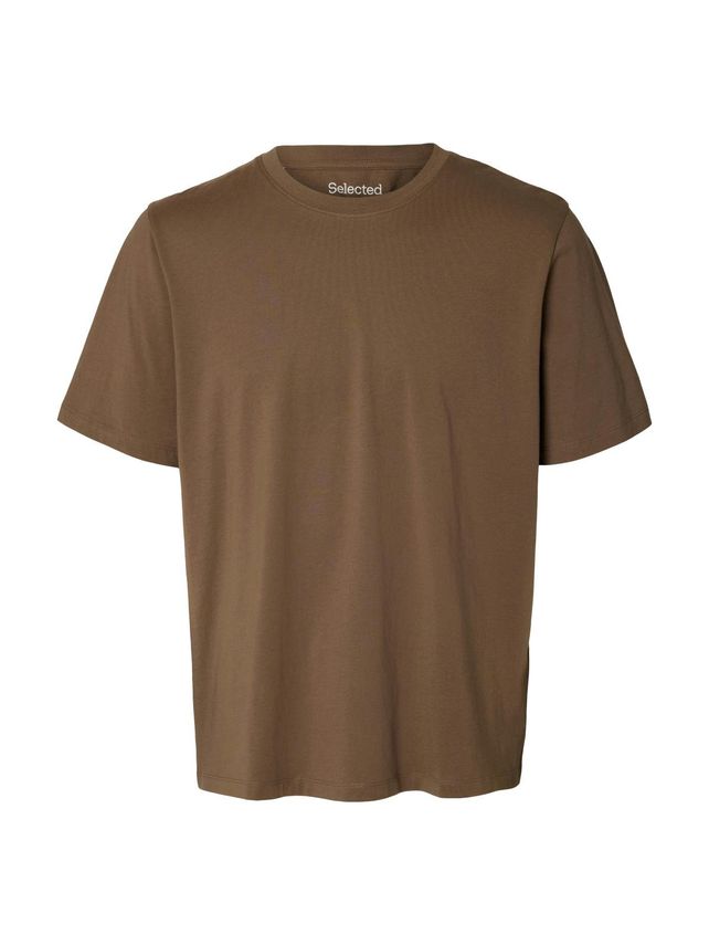 Slhaspen Ss O Neck Tee W Noos fra Selected