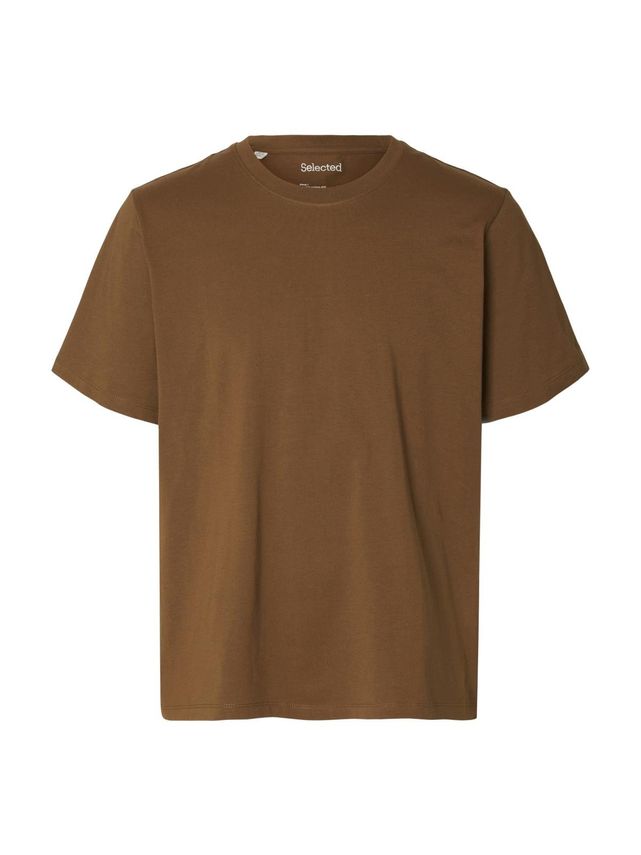 Slhaspen Ss O Neck Tee W Noos fra Selected