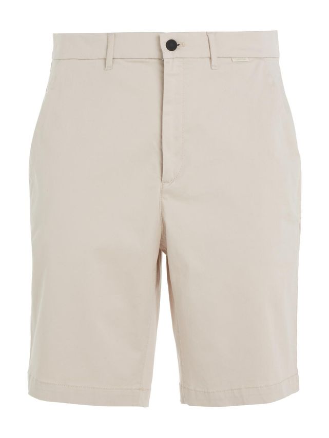 Satin Stretch Slim Short fra Calvin Klein