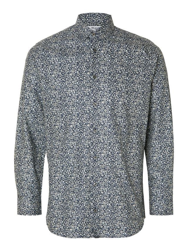 Moderne langærmet skjorte fra Selected - stil og komfort!