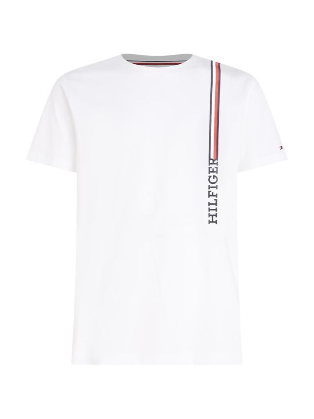 Tommy Hilfiger Rwb Monotype T-shirt med lodrette striber