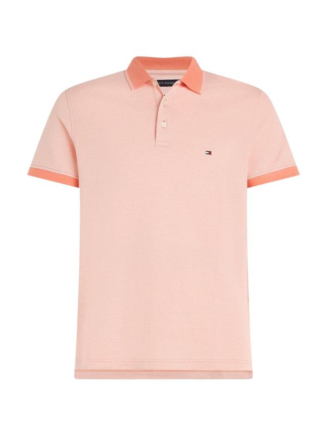 Tommy Hilfiger Mouline Tipped Slim Polo - Kvalitet til gode priser