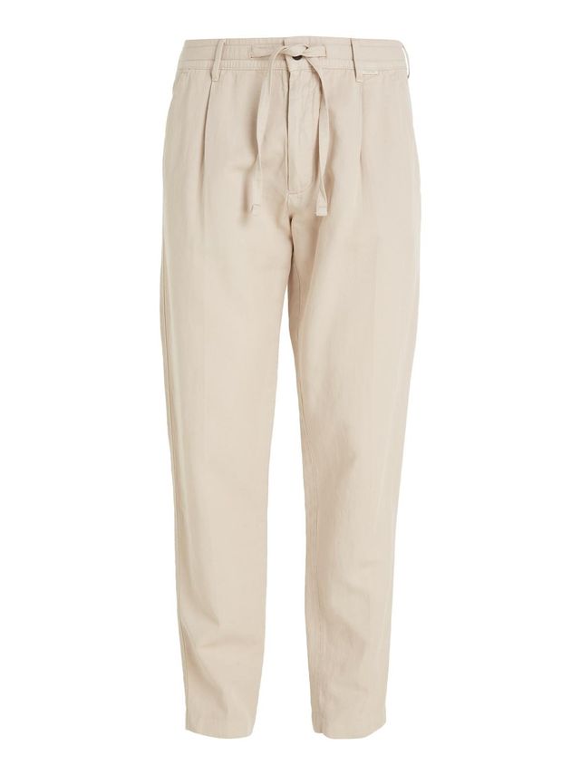 Cot Linen Tencel Slim Tapered fra Calvin Klein