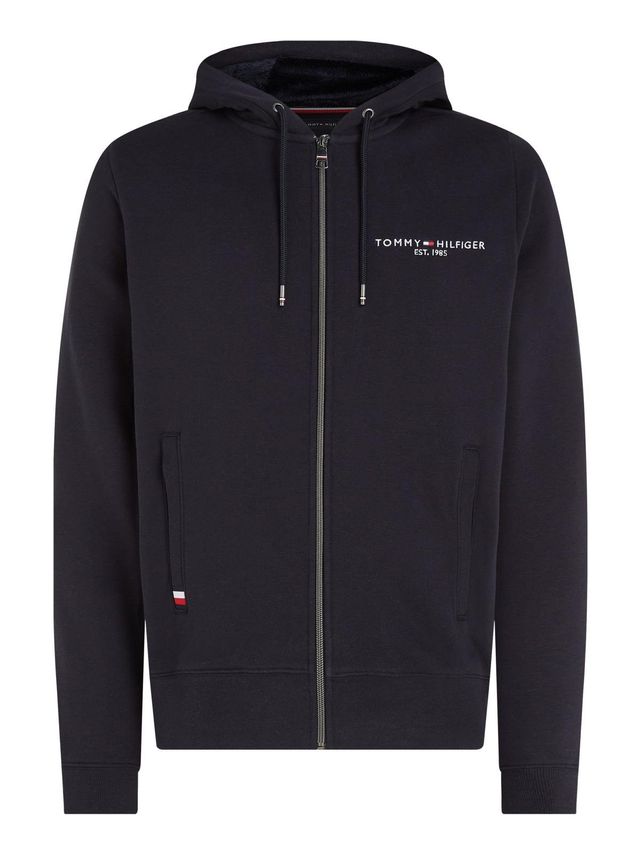 Tommy Logo Fur Lined Hoody fra Tommy Hilfiger