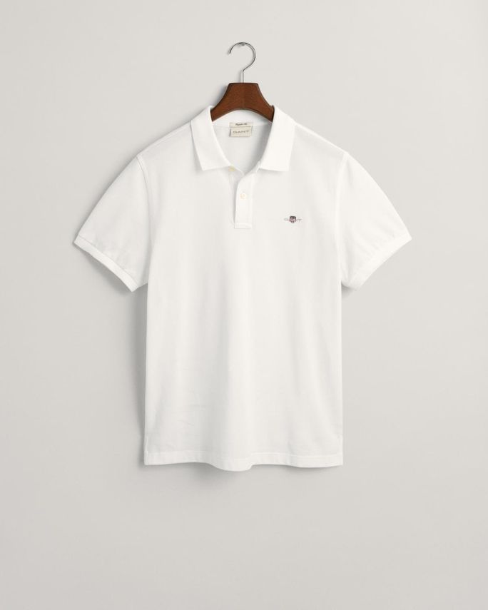 Gant Reg Shield SS Pique Polo - Stilfuld regnbeskyttelse!