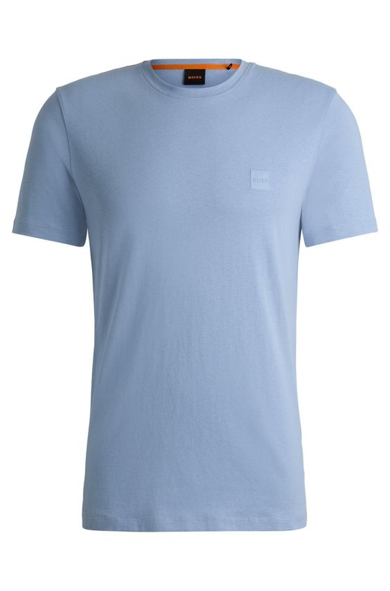 BOSS T-shirt med logomærkat – Perfekt til afslappet brug