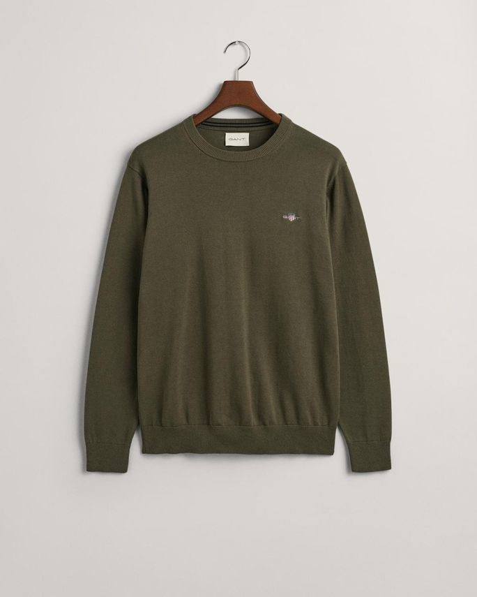 Classic Cotton C Neck fra Gant