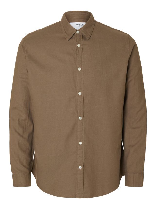 Slhslimowen Flannel Shirt Ls Noos fra Selected