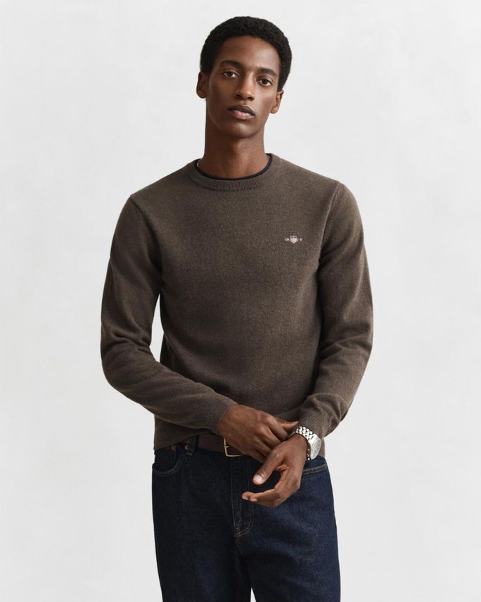 Superfine Lambswool C Neck fra Gant