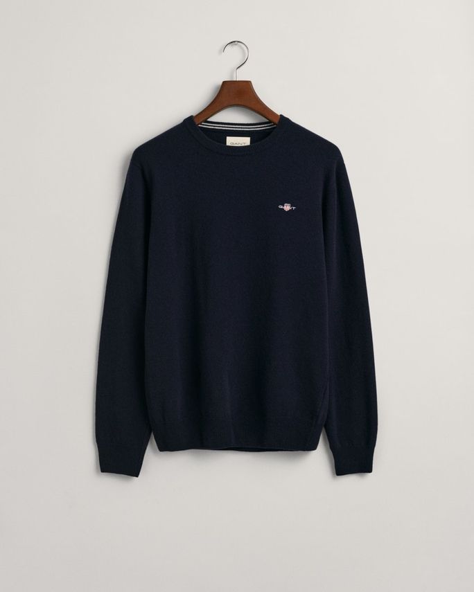 Superfine Lambswool C Neck fra Gant