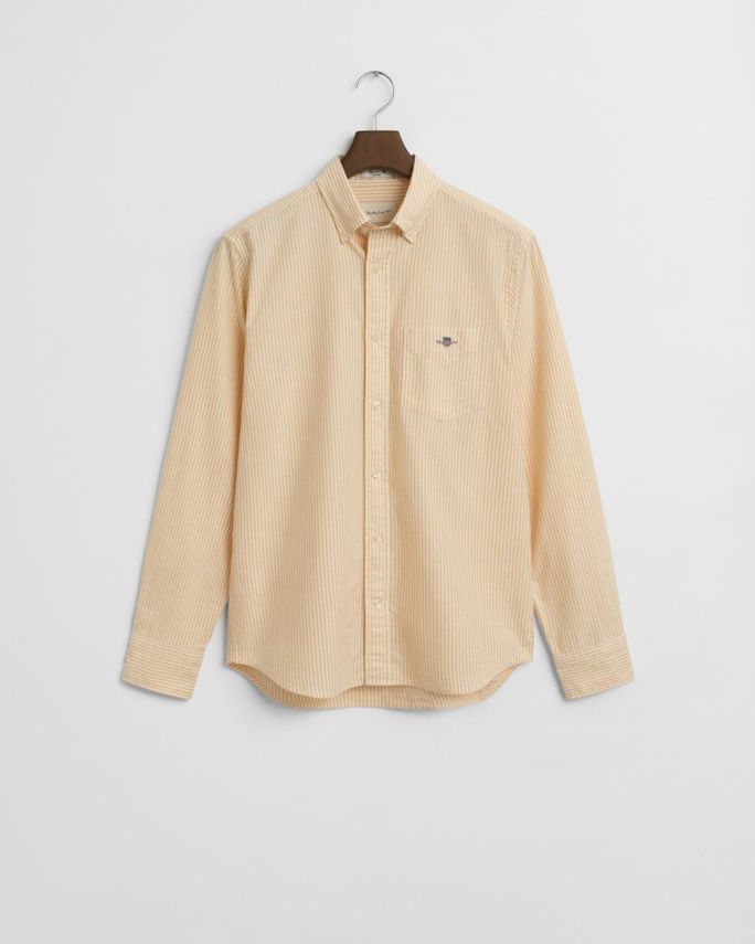 Reg Oxford Banker Stripe Shirt fra Gant