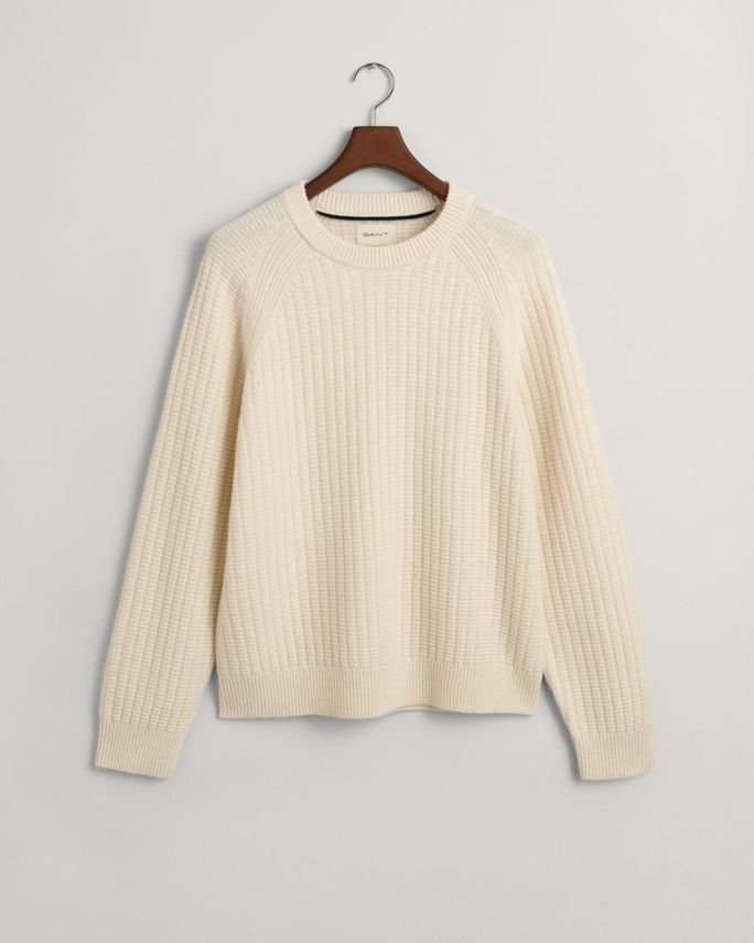 Texture Raglan C Neck fra Gant
