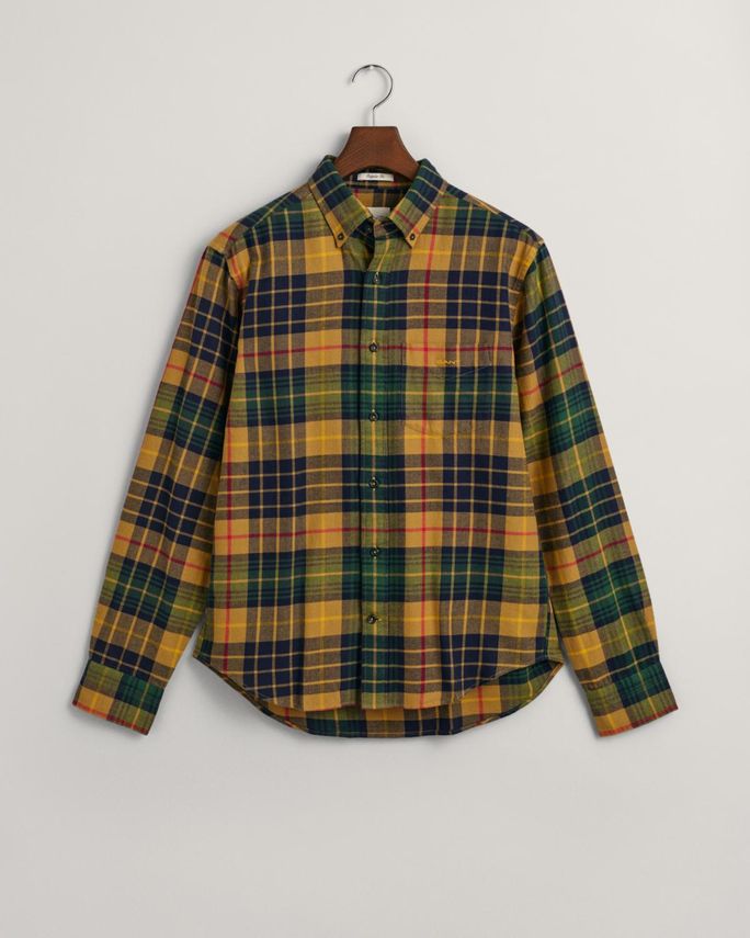 Reg Ut Plaid Flannel Check fra Gant