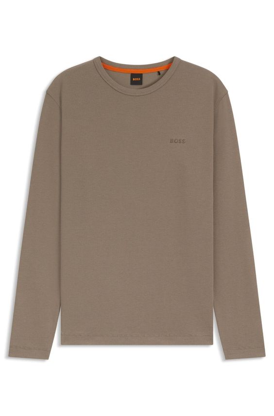 Langærmet T-shirt fra BOSS - Stilfuld og komfortabel!