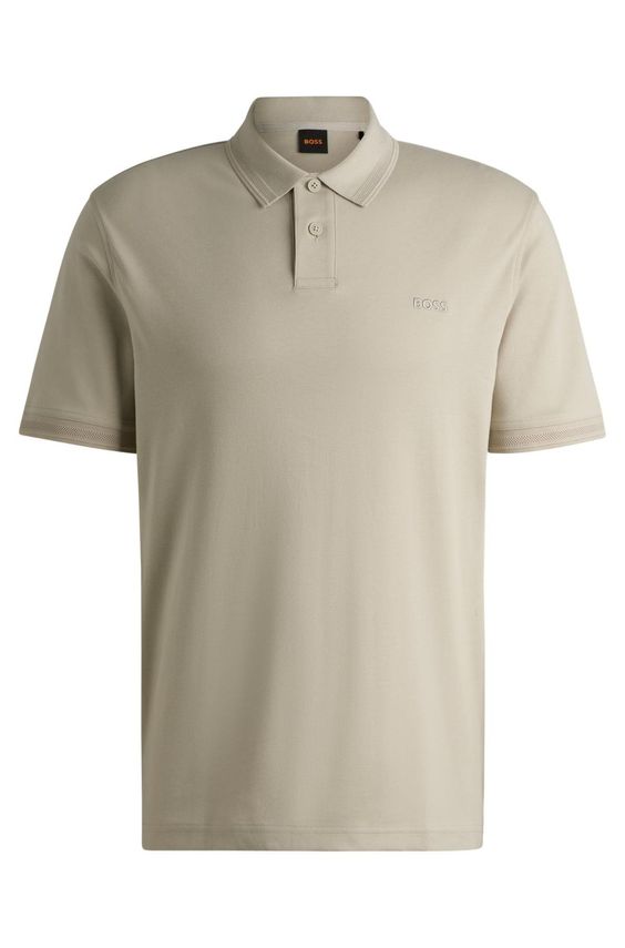 BOSS Orange Casual Polo T-Shirt med Logo – Stilfuld Elegance