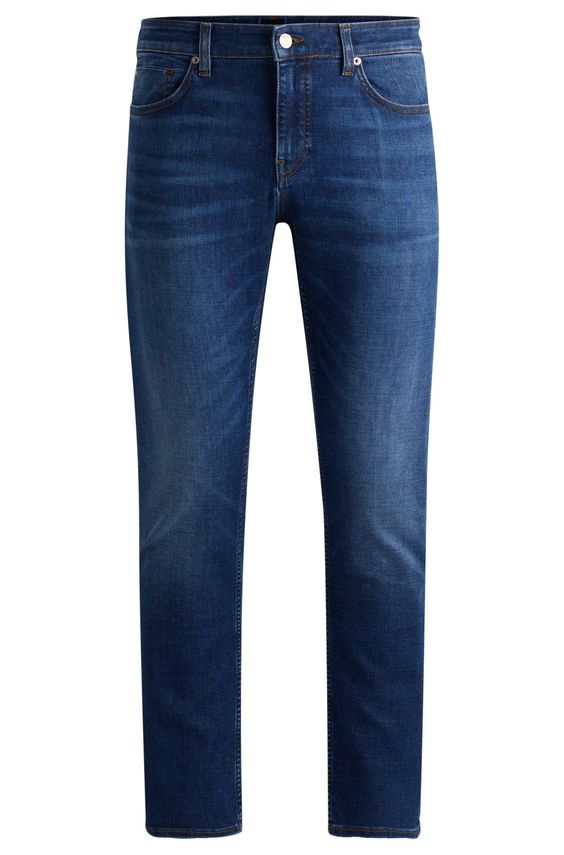 BOSS H Delaware Jeans – Mørkeblå Slim Fit til Mænd