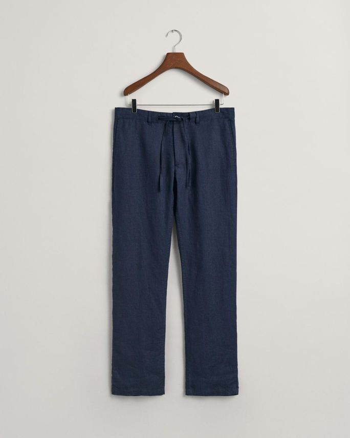 Relaxed Linen Ds Pants fra Gant