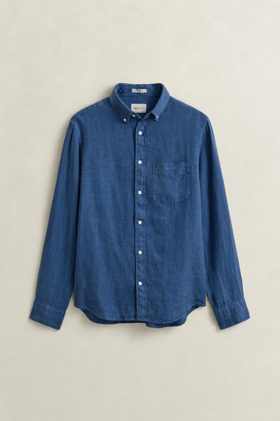 Reg Gmnt Dyed Linen Shirt fra Gant