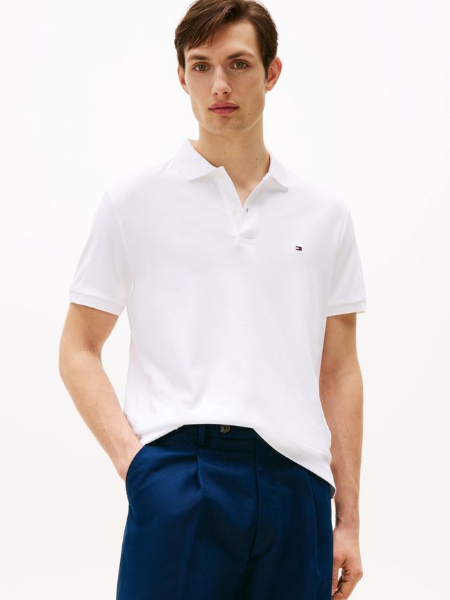 Liquid Cotton Essential Reg Polo fra Tommy Hilfiger