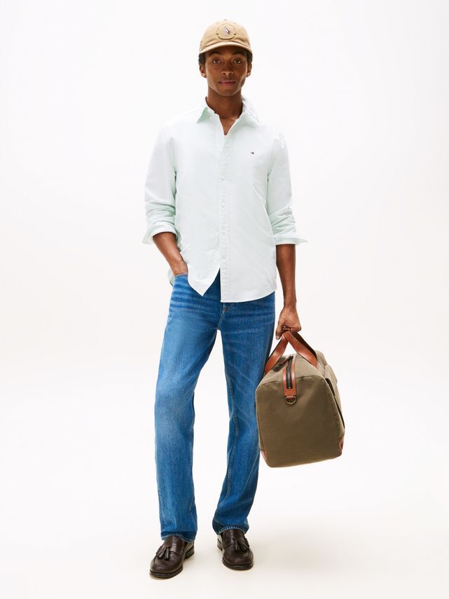 Heritage Oxford Stripe Rf Skjorte fra Tommy Hilfiger
