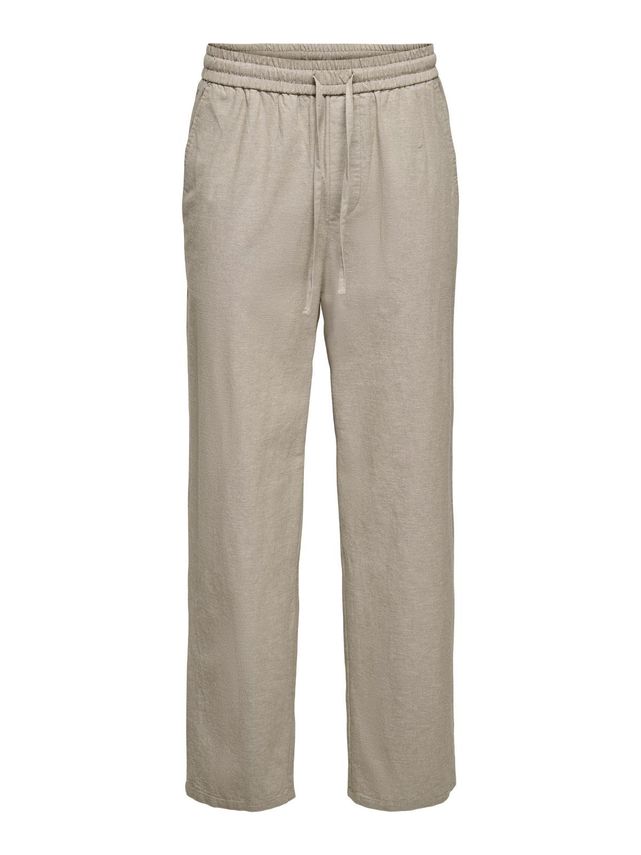 Onssinus Loose 0007 Cot Lin Pant No fra Only & Sons