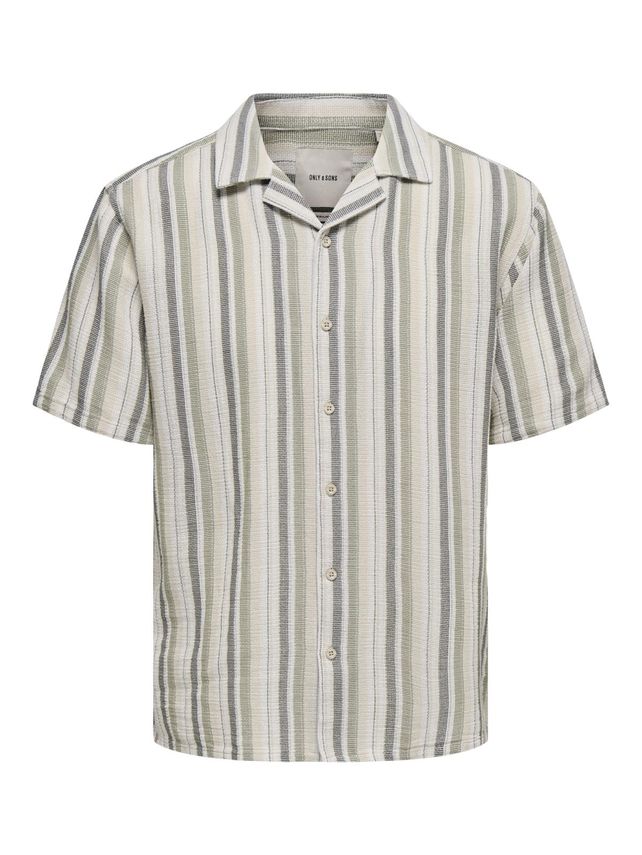 Onstrev Life Reg Struc Stripe Ss Sh fra Only & Sons
