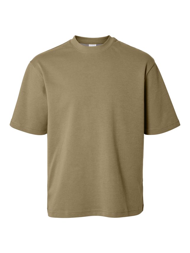 Selected Slhlooseoscar T-shirt med O-hals – Fantastisk tilbud!