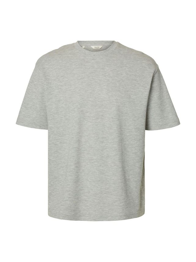Slhlooseoscar Ss O Neck Tee Noos fra Selected