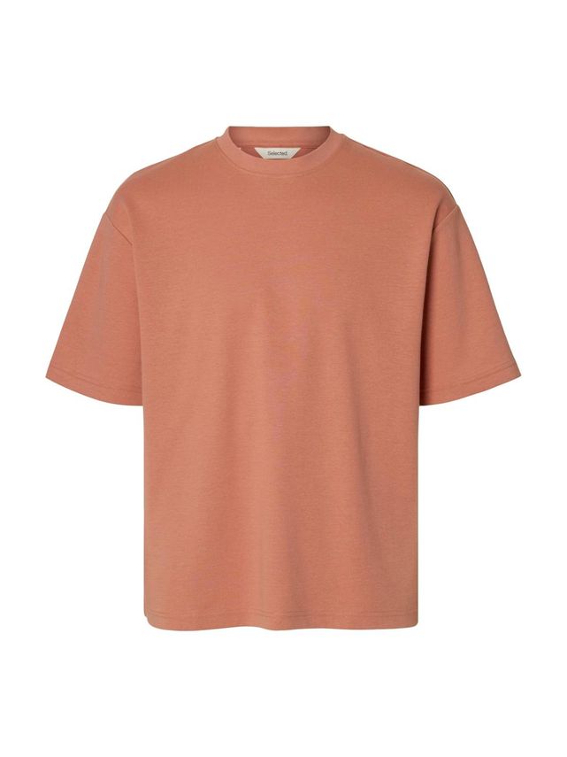 Slhlooseoscar Ss O Neck Tee Noos fra Selected