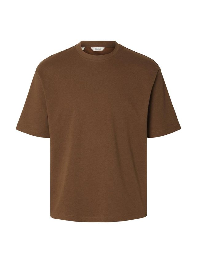 Slhlooseoscar Ss O Neck Tee Noos fra Selected