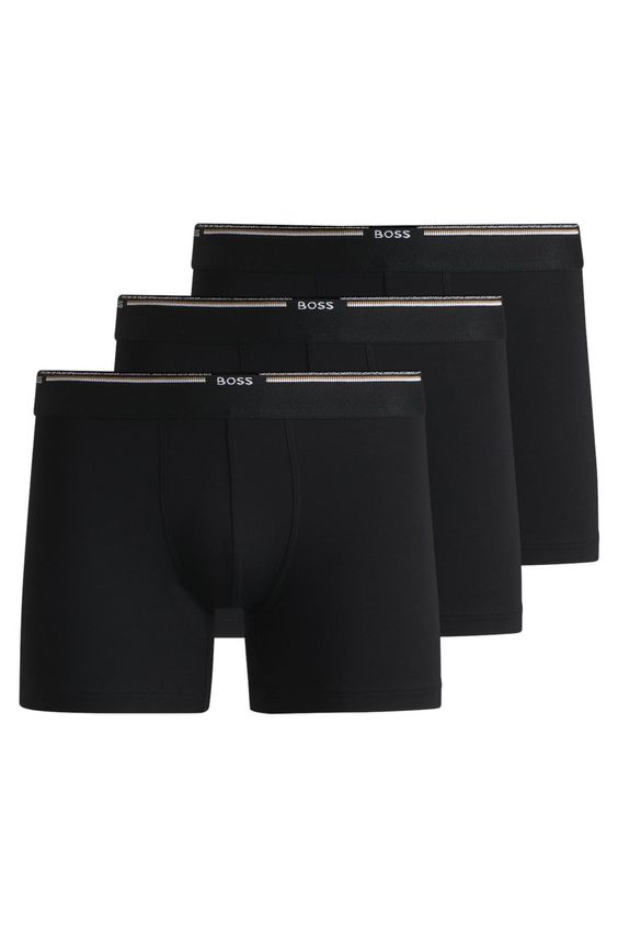 Bamboo Boxer Briefs 3-pak fra Boss Black – Fantastisk tilbud!