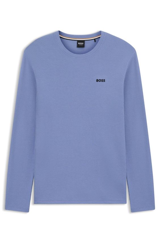 Waffle Ls Shirt 10269584 01 fra Boss Black