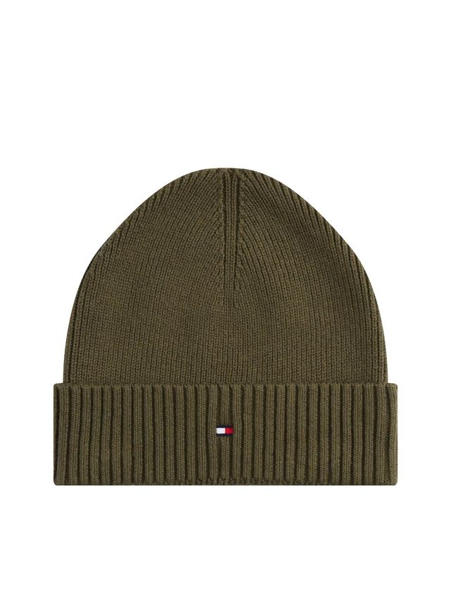 Th Flag Pima Cotton Beanie fra Tommy Hilfiger