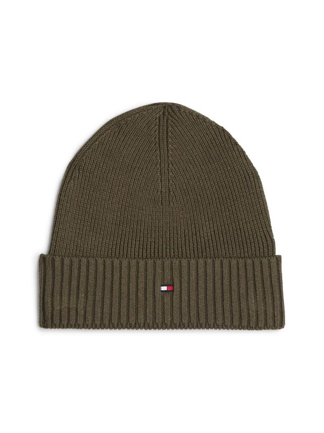 Tommy Hilfiger Th Flag Pima Bomulds Hue - Black Friday Tilbud