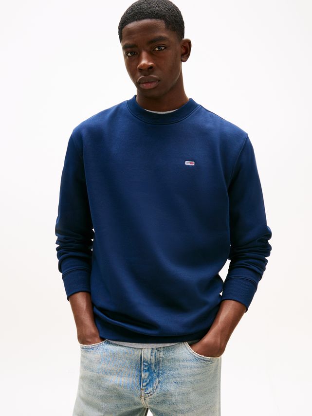 Tjm Reg S Flag Fleece Crew fra Tommy Jeans