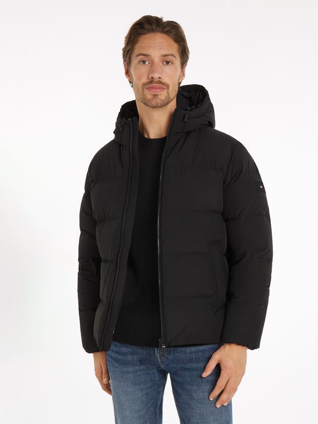 Tommy Hilfiger Dunjakke med Hætte - Fantastisk Tilbud!