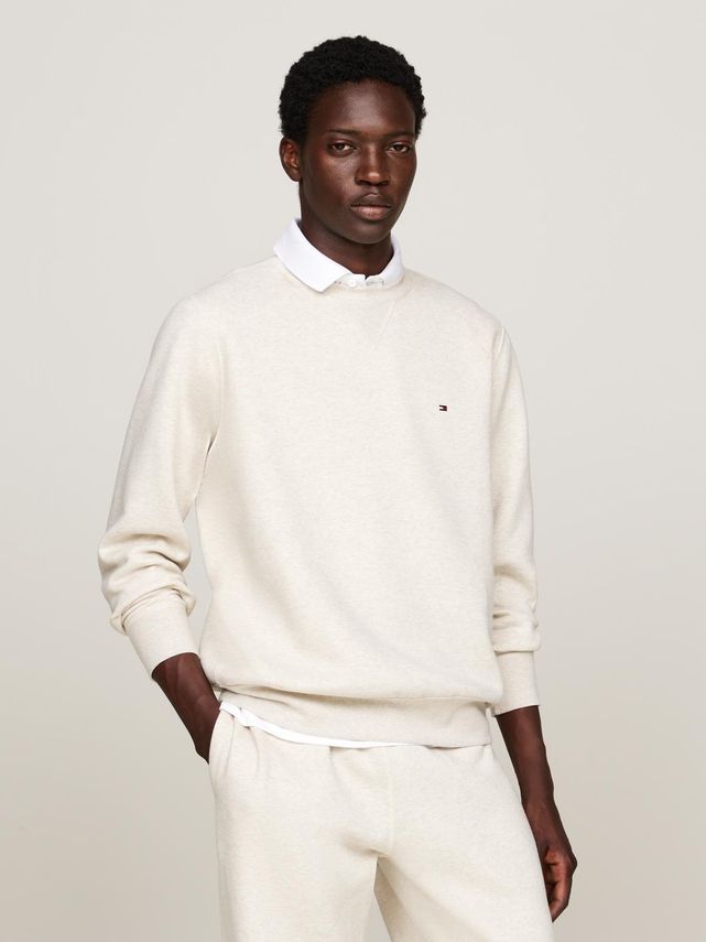 Essential Fleece Crewneck fra Tommy Hilfiger