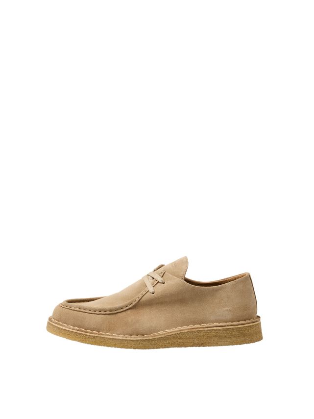 Slhchristian Suede Wedge Mokkasiner på udsalg!