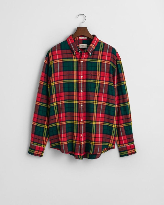Gant Rel Twill Tartan Skjorte – Fantastisk tilbud!